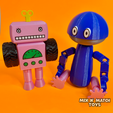 IMB_MD6tFZ.png Brinquedo Robô Flexi com rodas e componentes intermutáveis
