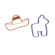 Mexican-Set.png Mexican Hat and Horse Cookie Cutters