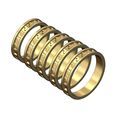 Notched-pattern-stacker-band-size6to10-03.jpg Mexican notched pattern fashion band ring US size 6to10 3D print model