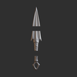 untitled_F.png Akali Kunai 3D Model League of Legends