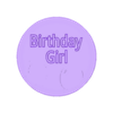 Balloon_button_girl.stl Multicolored Happy Birthday Button with magnetic back