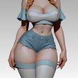 ana-frozen-figure-3d-sexy-frontal-cerca-texture.jpg ANA - Frozen Inspired Stylized Figure 3D