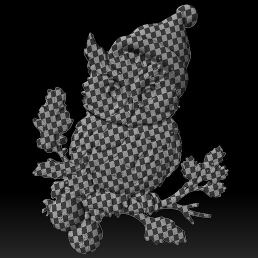 STL file The Owl of Christmas Magic Relief 3D print model 🦉 (OBJ)・3D ...