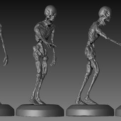 3dprint.jpg STL file Undead Skeleton 3D Print Figure・Model to download and 3D print