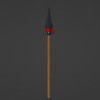 Spear-03.png Weapon - Spear ( 28mm Scale ) - Updated