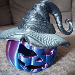 Chapeau séparé pour citrouille d'Halloween