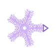 bestie.stl 3D-Datei Schneeflocke für die beste Freundin kostenlos・3D-Drucker-Design zum herunterladen