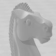 Knight-3D-1.jpg Kasparov Chess Computer spare Knight / Horse (SciSys / SaiTek)