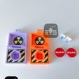 3.png Nuke Briefcase Clicker Toy / Easy to Print / 3MF Included