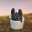 5BB0686C-9AE9-4986-A5C6-DBF2386089E6.png STL file Cute Toothless - Night Fury and Light Fury Dragons in Buckets !・3D printer model to download