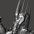 6.png SAURON THE DARK LORD LOTR LORD OF THE RINGS HI-POLY STL for 3D printing