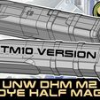 1-UnW-DYE-HALF-MAG-DTM10-M2.jpg UNW DHM6 M2 : DTM10, DYE tactical half mags shells