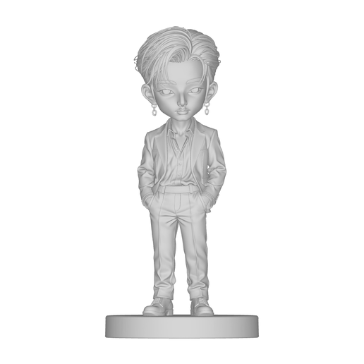 model-20.png RM – BTS Chibi K-Pop Leader Rapper Figure (Fan Art)