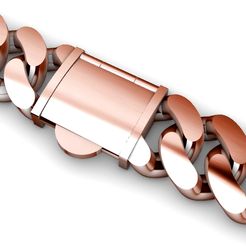 eslabon-14-mm-oro-rojo-sistema-de-cierre.jpg Maillon cubain en forme d'amande de 14 mm avec système de verrouillage complet