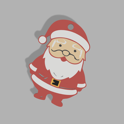 santa.png Santa Claus Christmas Tree Ornament