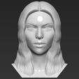 1.jpg Scarlett Johansson bust 3D printing ready stl obj formats