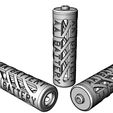 AABattery-Skeletonized-2.jpg Digital AA Battery-Skeletonized Reference Model