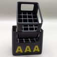 AAA-Battery-Crate.jpg AAA BATTERY HOLDER STORAGE CRATE ORGANIZER