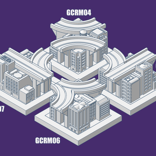 GCRM4-7.png GreebleCity Set 06: Road Map