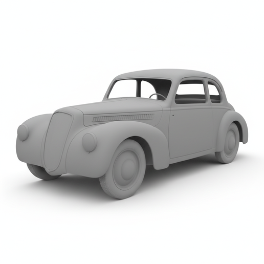 Lancia Aprilia (1937) car lift STL, car collectible STL, car silhouette STL, lowrider car STL, car file STL, muscle car STL, low poly car STL, car 3D model, 1920s car STL, pickup truck STL, drag car STL, vintage car STL, 1900s car STL, SUV STL, car figuri