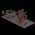 bass-R-6.png two bass scenery in underwather for 3d print detailed texture
