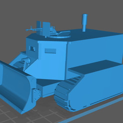 BULLDOZER2.png Archivo STL gratis Improvised Armored Bulldozer・Plan para descargar y imprimir en 3D