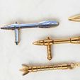 libraweapon2.jpg Libra Gold Saint weapons from Saint Seiya 3D print model