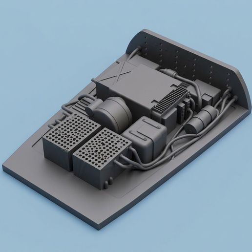 MIG-21 Interior Set: Electronic Bays & Tail Hydraulics