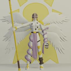 Angemon-Render.jpg Archivo STL Angemon・Idea de impresión 3D para descargar
