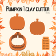 1.png Pumpkin polymer clay cutter | Fall clay cutters | Autumn clay cutters | Pumkin clay cutter | Halloween clay cutter
