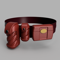 610cc13e-db3d-4498-b8a6-e3be62ce77d2.PNG STL file Obi Wan Kenobi Episode 3 Revenge of the Sith Belt Pouches・3D print design to download