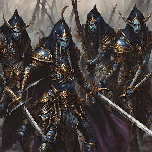 Bad Elven Mercenary 3D model