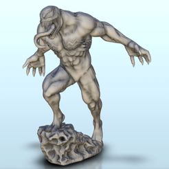 1.jpg Télécharger fichier STL Venom on rock • Modèle imprimable en 3D, Hartolia-Miniatures