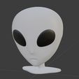 alienfaceCuraBlender.jpg Alien Grey - Bust