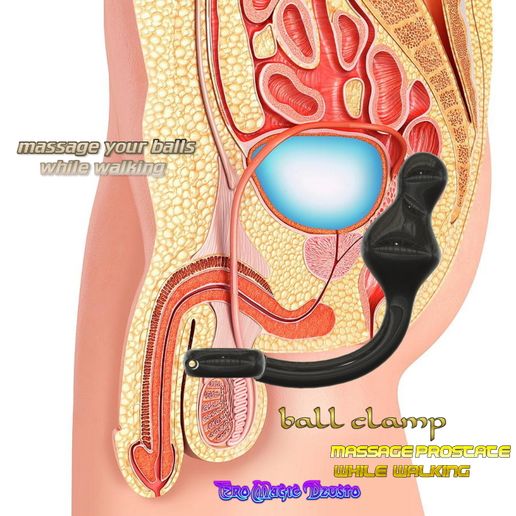 Male Prostate best way walking Stimulation Anal Plug With Balls Ring Butt Plug For Man aph-22 3d print cnc
