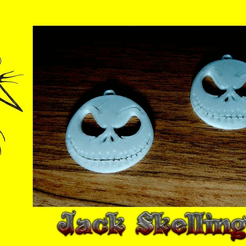 Jack_Skellington.png Free STL file Jack Skellington earring・3D print object to download