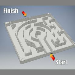 Map-5.jpg Файл STL КАРТЫ 5 И 6 ДЛЯ ЭЛЕКТРОННОЙ ИГРЫ-ЛАБИРИНТА・Шаблон для загрузки и 3D-печати