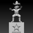 gggg.jpg NFL - Dallas Cowboys football mascot statue - 3d Print