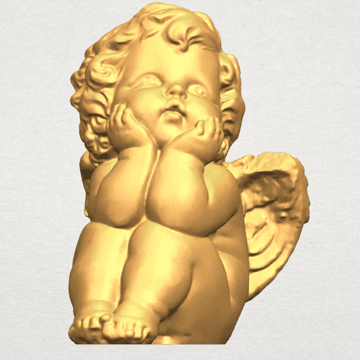 TDA0481 Angel Baby 04 A01.png Descargar archivo gratis Angel Bebé 04 • Modelo para la impresión en 3D, GeorgesNikkei