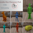 1_20240316_162803_0000.png Scooby-Doo Character Pack with Stl files, 3D Print Stl, Gartoon Figure, 3D Home Decor, Gift for Kids, Unique Design, Toys, Toys Decor