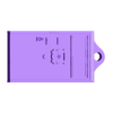 FRIENDS-PUERTA.stl 🚪💜 FRIENDS KEYCHAIN PARTS 🚪💜.