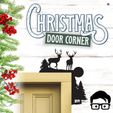 019a.jpg 🎅 Christmas door corners vol. 2 💸 Multipack of 10 models 💸 (santa, decoration, decorative, home, wall decoration, winter) - by AM-MEDIA