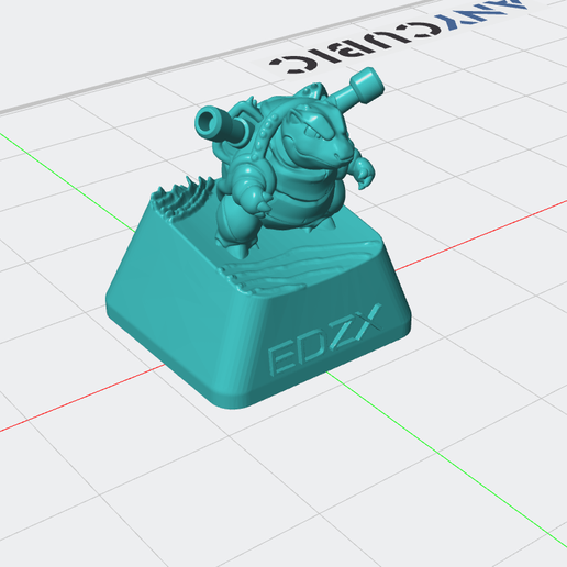 STL file Blastoise Keycaps - EDZX (MX Cherry) 🍒 ・3D printing model to ...