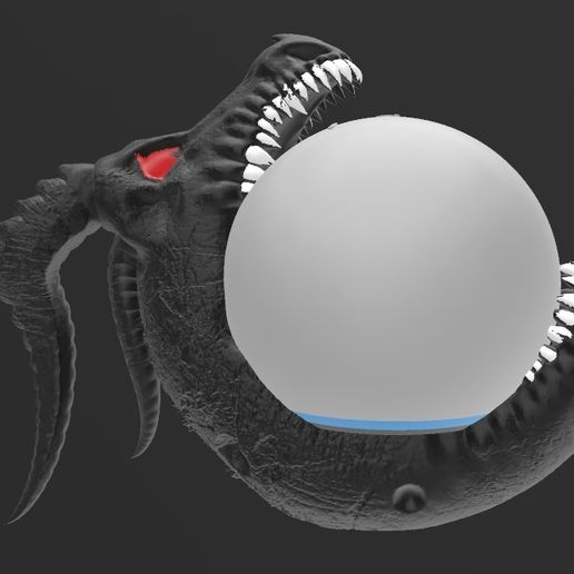 ALEXA_ECHO_DOT_5_DRAGON_MOON.jpg Suporte Alexa Echo Dot 4a e 5a Geração Dragão da Lua 2 Models