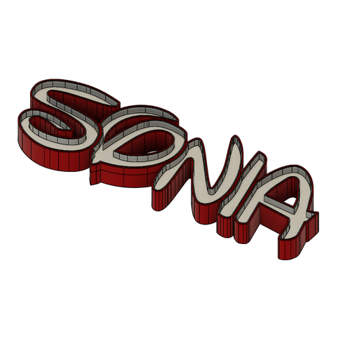 Sonia Lamp Led 3D model