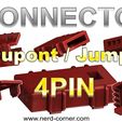 ore om Ge Connector housing Dupont 4Pin