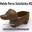 salchicha-m2-5.jpg Sausage Dog Pot Mold M2