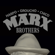 Chico_Marx-Brothers.png 3D file The Marx Brothers - 3D model・3D printer model to download