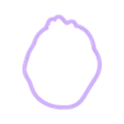 Contorno.stl Leo cara cookie cutter
