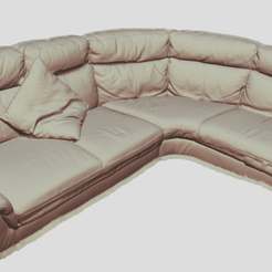 6229078A-8BF4-4861-AF8D-AEFCC2EA9814.png Archivo STL gratuito L-Couch（escaneado por Revopoint Range）・Idea de impresión 3D para descargar